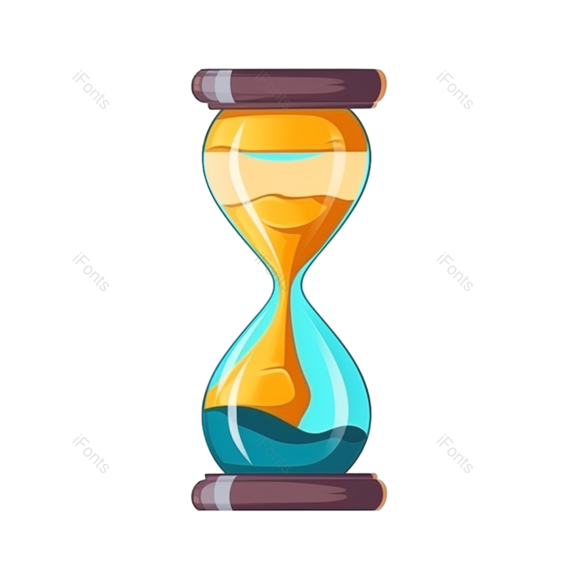 元素图片,沙漏元素,液体PNG,白色背景免抠素材